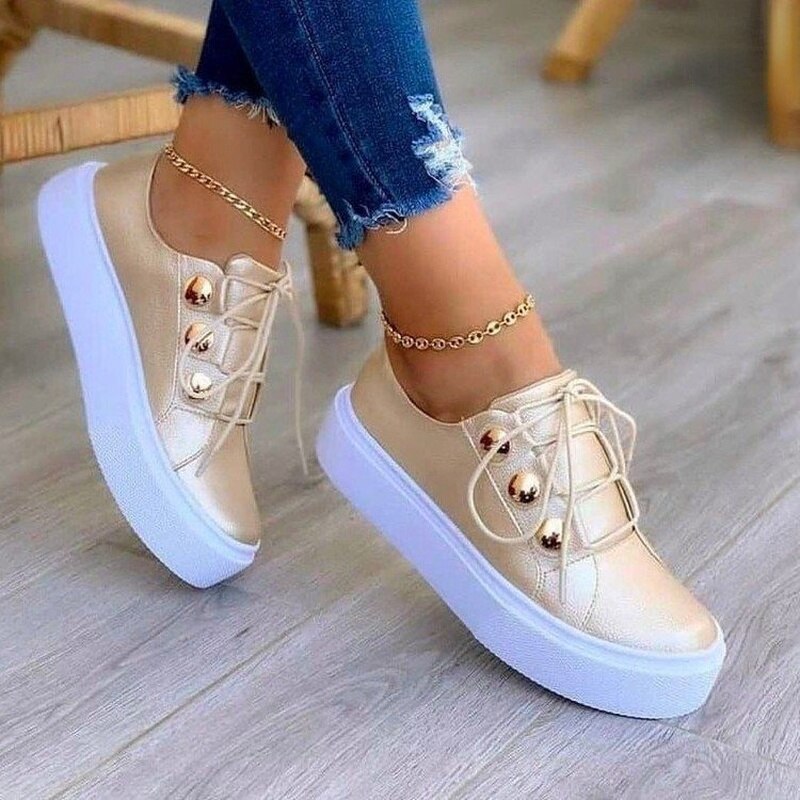 Deichna sneakers | Bequeme Frauenschuhe mit Schnürsenkeln