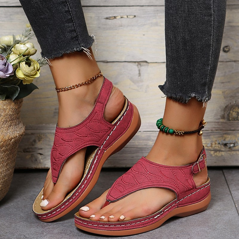 Gaboura Sandalen | Damensandalen mit ergonomischem Fußbett