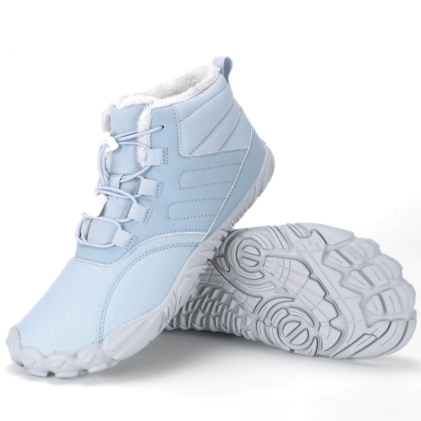 Wasserfeste Damen-Barfußschuhe für den Winter (Testsieger) - Fleece-Innenfutter, große Zehenbox, schmerzfrei