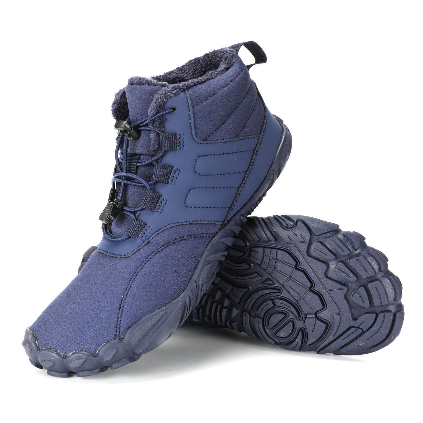 Wasserfeste Damen-Barfußschuhe für den Winter (Testsieger) - Fleece-Innenfutter, große Zehenbox, schmerzfrei