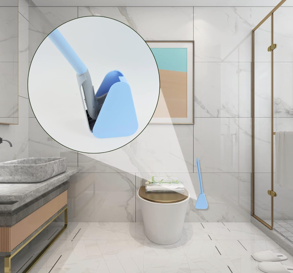 Silly - Revolutionäre Designer-Toilettenbürste - reinigt perfekt, langlebig, leicht zu putzen