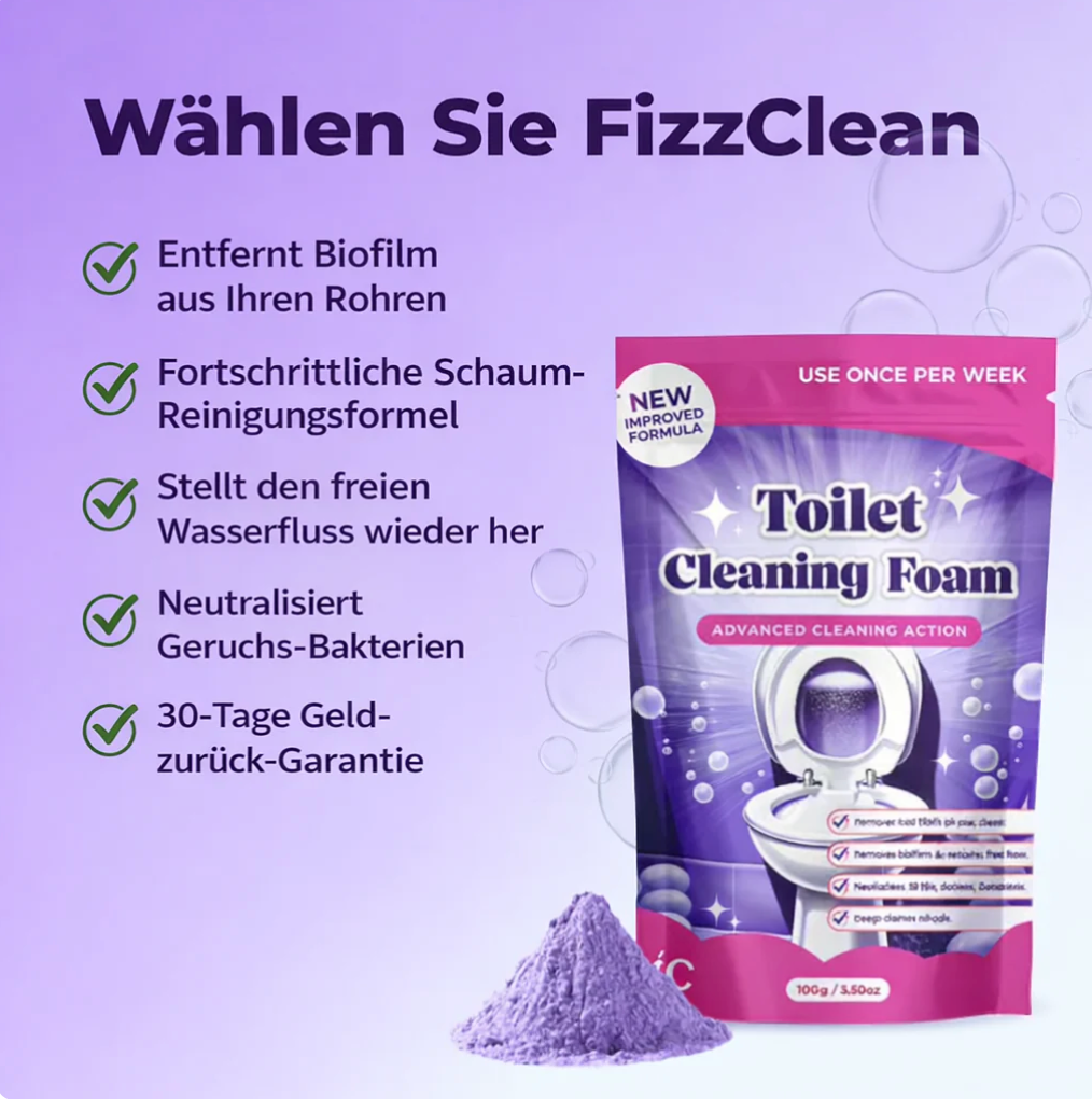 Fizzclean - WC-Reiniger – Toilettenreiniger ohne Schrubben