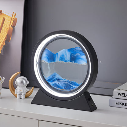 Sands of Time - Sand Art LED Tischlampe - Rotierende Sand Art Lampe