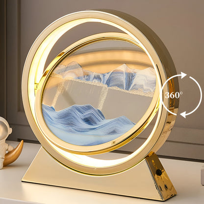 Sands of Time - Sand Art LED Tischlampe - Rotierende Sand Art Lampe