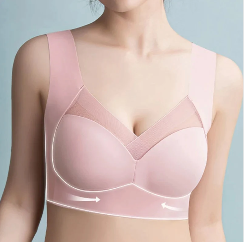 Seamly - Bequemer nahtloser BH (1+1 gratis) - hauchdünn, elastisch, mit Push-Up-Effekt_lieblingsladen_rosa_2