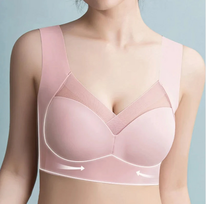 Seamly - Bequemer nahtloser BH (1+1 gratis) - hauchdünn, elastisch, mit Push-Up-Effekt_lieblingsladen_rosa_2