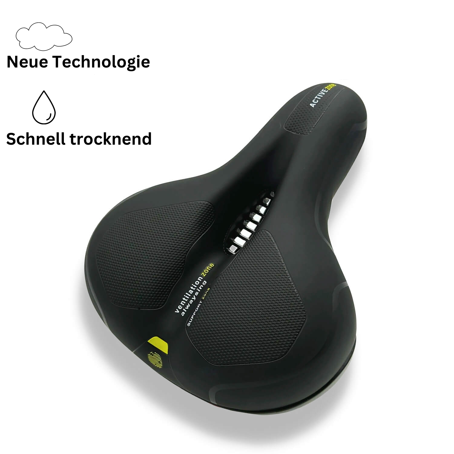Fahrradsattel Testsieger - Endlich Schmerzfrei Radfahren_Lieblingsladen_gelb