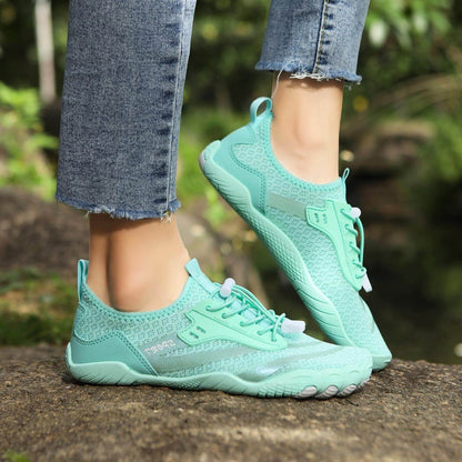 Unisex-Barfußschuhe "Feel Pro" - große Zehenfreiheit, gesund &amp; komfortabel - nie wieder Schmerzen, Blasen oder Schwellungen_türkis