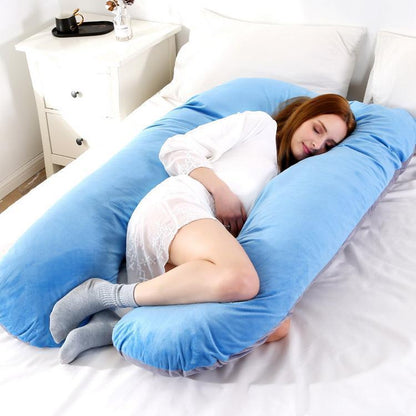 Das originale Schlaftherapie-Kissen - das kuscheligste Kissen der Welt - hilft Dir, schneller einzuschlafen, Blau - grau 3