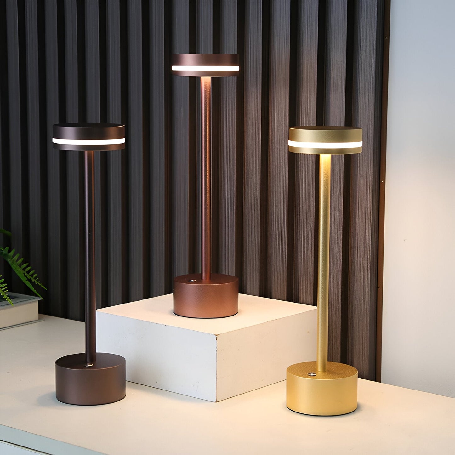 Mantle Touch Lampe - Tragbare, wiederaufladbare Tischleuchte - Dimmbares Licht