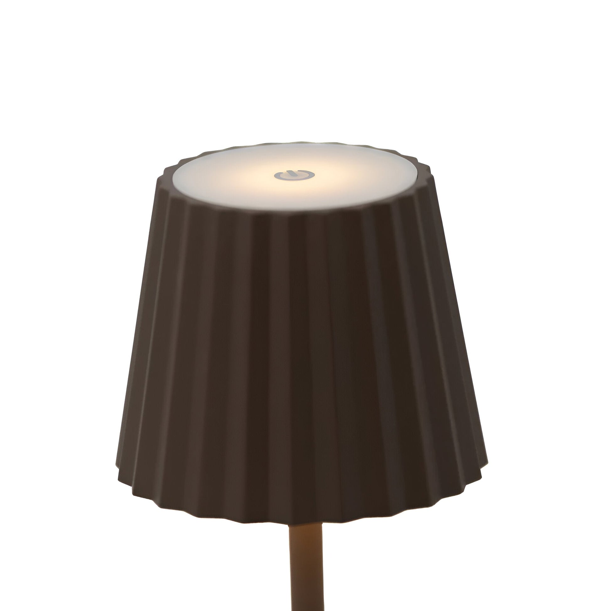 Kaufladen_LuminaTouch - wasserdichte, wiederaufladbare, kabellose, dimmbare LED-Tischlampe | Für drinnen und draußen geeignet | 3000K Warmweiß Licht | Designer + touch