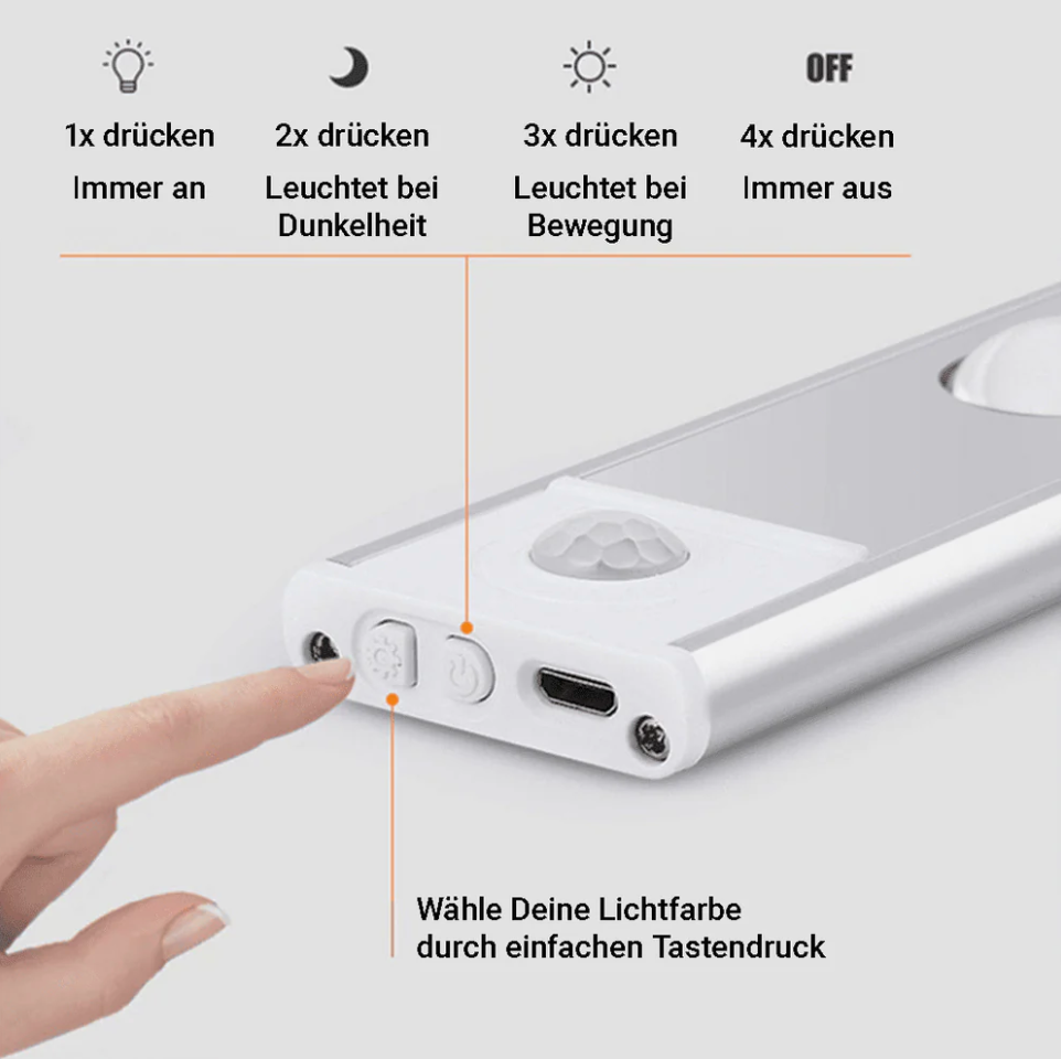 Luna | LED Schrankbeleuchtung mit Bewegungsmelder