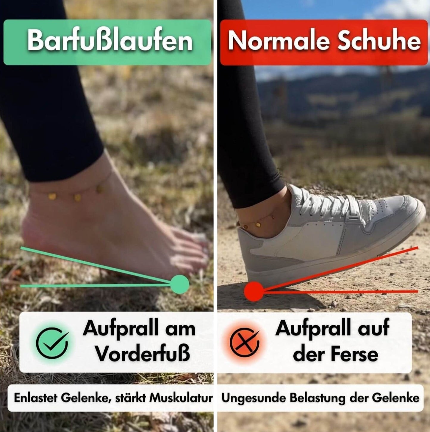 Unisex-Barfußschuhe "Feel Pro" - große Zehenfreiheit, gesund &amp; komfortabel - nie wieder Schmerzen, Blasen oder Schwellungen_testsieger