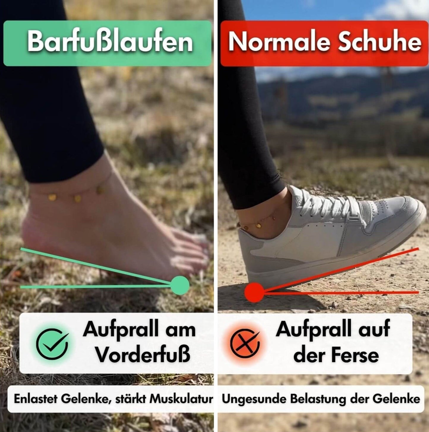 Wasserfeste Damen-Barfußschuhe für den Winter (Testsieger) - Fleece-Innenfutter, große Zehenbox, schmerzfrei