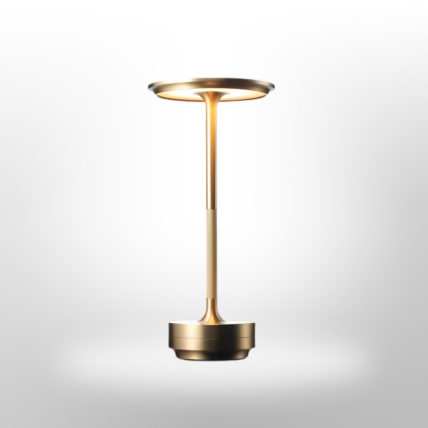LumaLight Kabellose Design-Lampe: USB-aufladbare, berührungsgesteuerte Tischlampe für Stimmungsbeleuchtung"