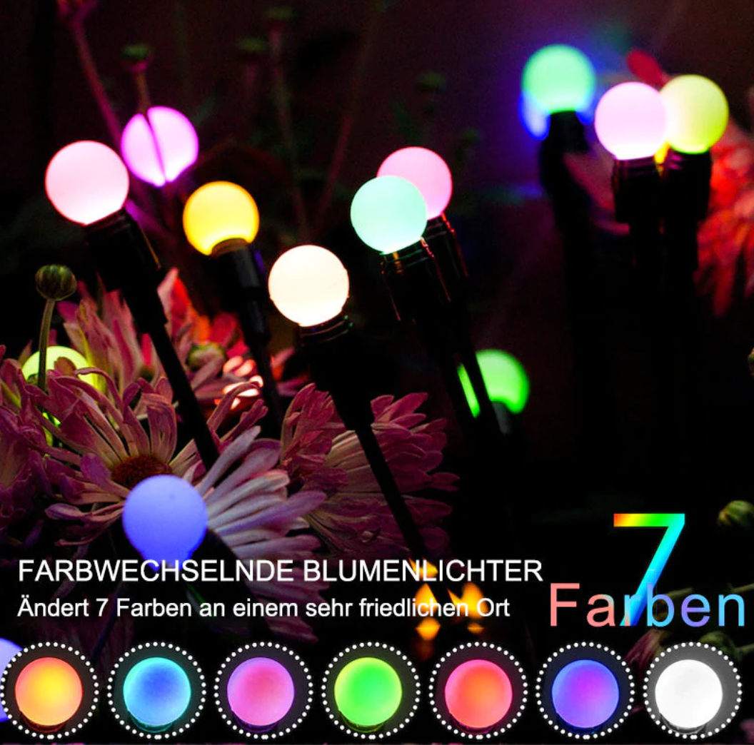 Solarpower | LED Solar-Glühwürmchen Lichter für den Garten (6 LEDS)