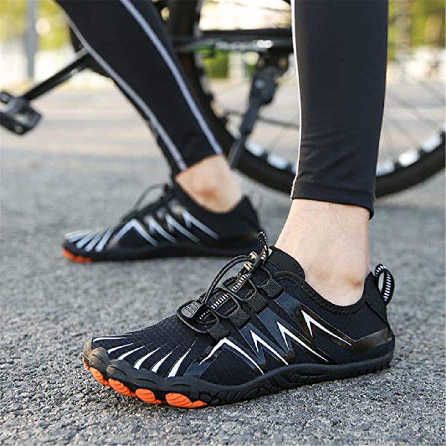 Unisex-Barfußschuhe "Expert Pro" für gesundes Laufen - leicht, rutschfest, flexibel_schwarz 5