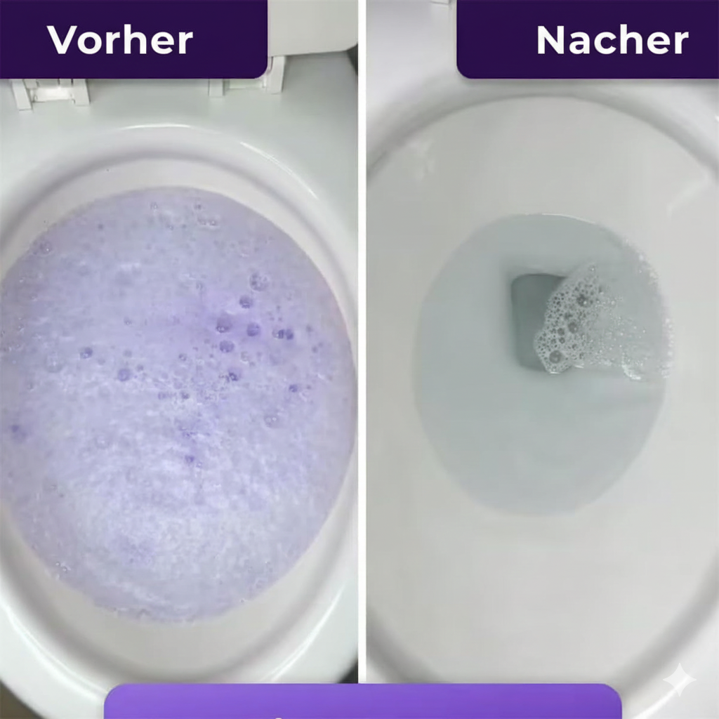 WC-Reiniger – Toilettenreiniger ohne Schrubben, WC-Schaum gegen Kalk & Urinstein, reinigt in 20 Minuten