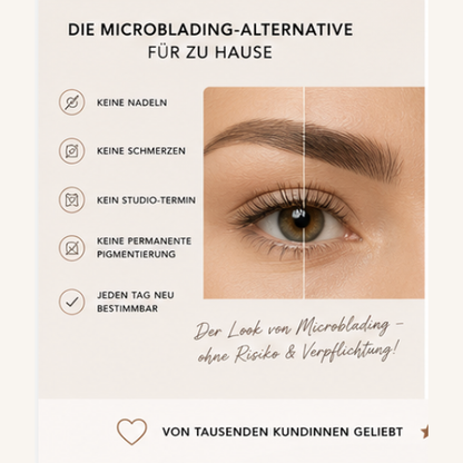 Browfi Augenbrauen Stempel - Perfekte Augenbrauen in Sekunden