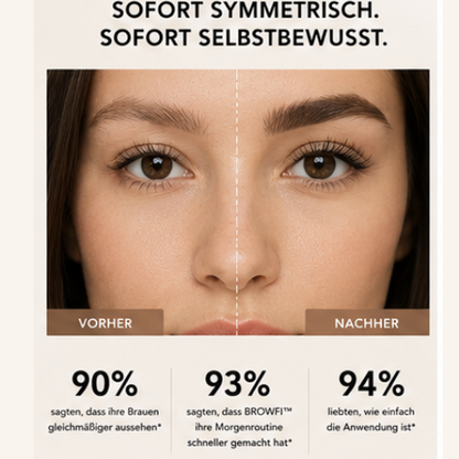 Browfi Augenbrauen Stempel - Perfekte Augenbrauen in Sekunden