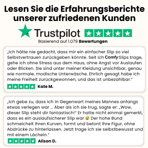 ComfyTrocken – Die Unterwäsche gegen Harnverlust