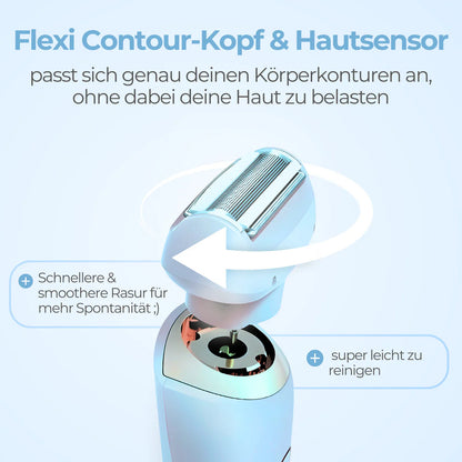 pureskinpro-pink, PureSkin PRO wasserdichter Damen-Rasierer für seidig glatte Haut - schmerzfrei, nass & trocken_lieblingsladen_21