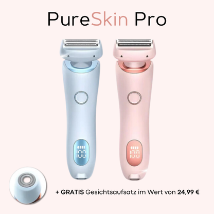 pureskinpro-blue, PureSkin PRO wasserdichter Damen-Rasierer für seidig glatte Haut - schmerzfrei, nass & trocken_lieblingsladen.38.png