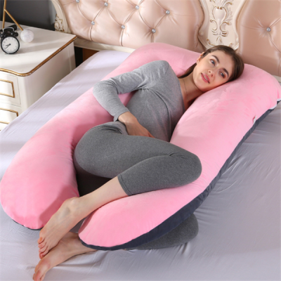 Das originale Schlaftherapie-Kissen - das kuscheligste Kissen der Welt - hilft Dir, schneller einzuschlafen, pink - grau