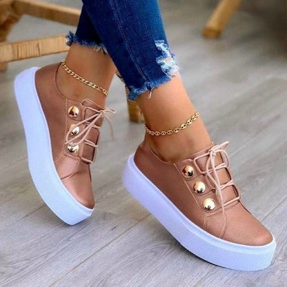 Deichna sneakers | Bequeme Frauenschuhe mit Schnürsenkeln