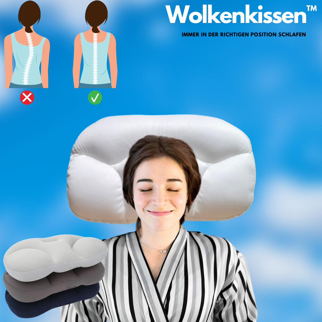 Wolkenkissen | immer in der richtigen Position schlafen