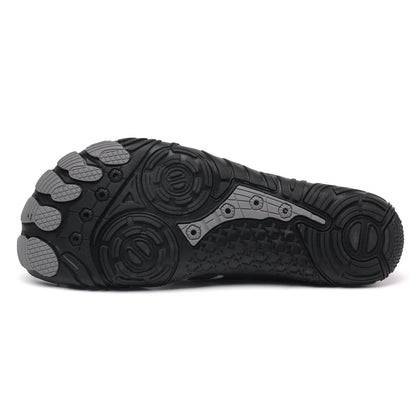Unisex-Barfußschuhe "Sport Pro" - für Sport, Wandern, Trail Running - die gesündesten Schuhe - große Zehenfreiheit_schwarz 3