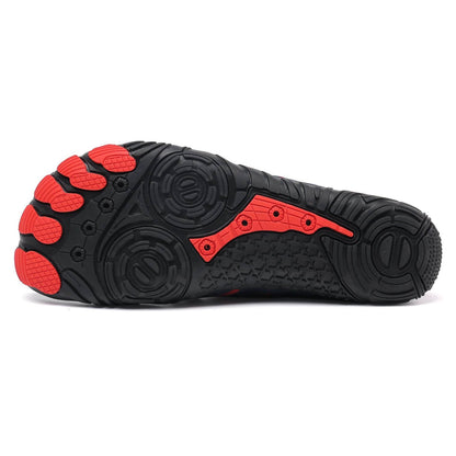 Unisex-Barfußschuhe "Sport Pro" - für Sport, Wandern, Trail Running - die gesündesten Schuhe - große Zehenfreiheit_dunkelblau 3