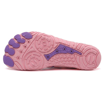 Unisex-Barfußschuhe "Sport Pro" - für Sport, Wandern, Trail Running - die gesündesten Schuhe - große Zehenfreiheit_rosa 3