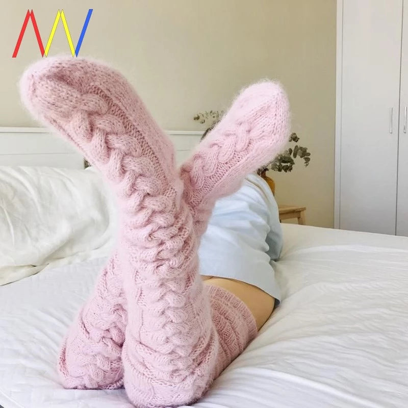 (1+1 Gratis) Overknee Kuschel Wintersocken - Warme Füße für kalte Tage!