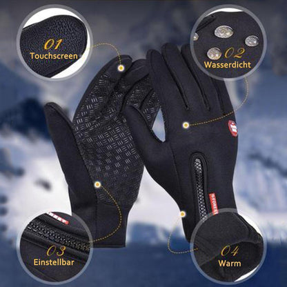 Warme, winddichte und wasserdichte Touchscreen Handschuhe Unisex