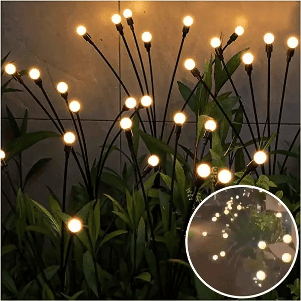 Solarpower | LED Solar-Glühwürmchen Lichter für den Garten (6 LEDS)