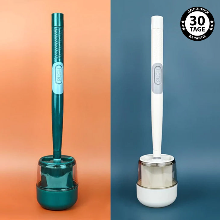 Hygienische Toilettenbürste mit Seifenspender für schnelle Reinigung - stilvoll, hochwertig & langlebig