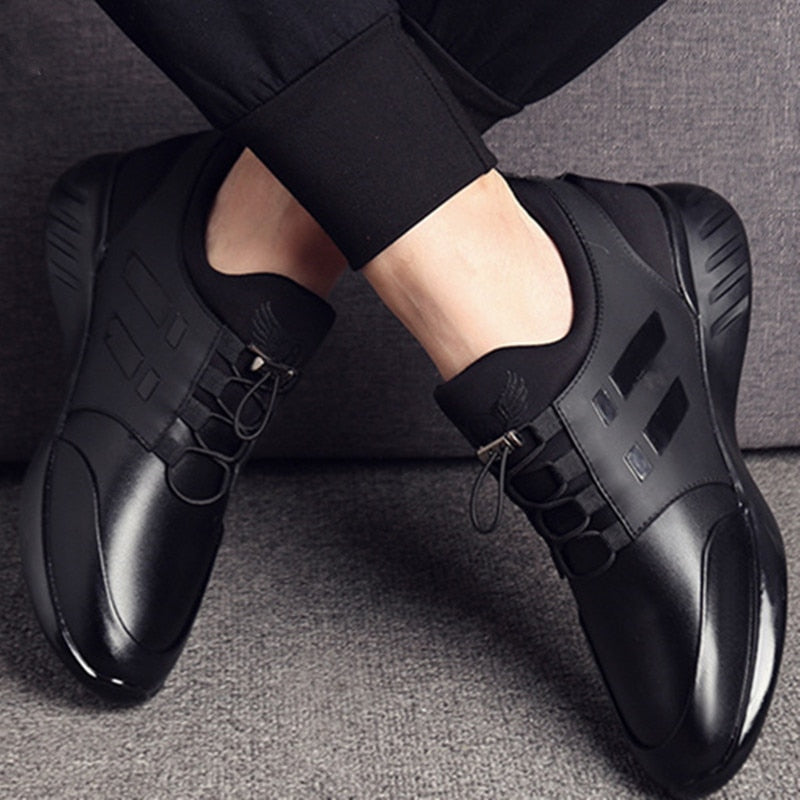 Kaufladen_Falken - Bequemer Premium Herrenschuh + schwarz + 5