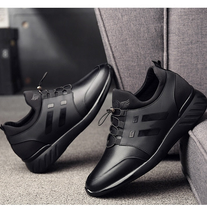 Kaufladen_Falken - Bequemer Premium Herrenschuh + schwarz + 4