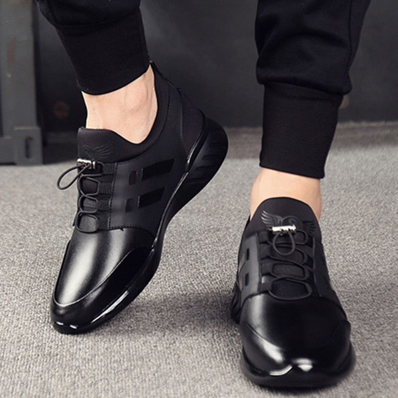 Kaufladen_Falken - Bequemer Premium Herrenschuh + schwarz + 7