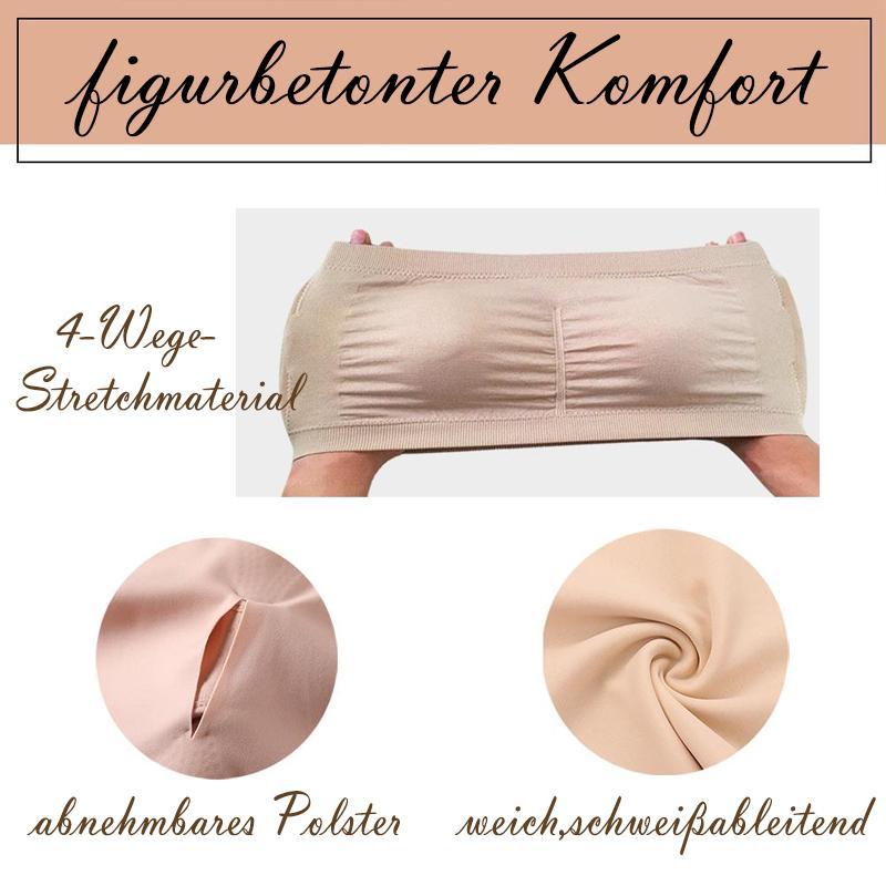 Nahtloses Bandeau / rutschfester BH_hautfarben