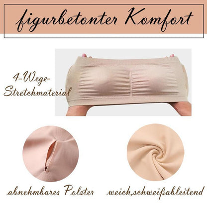 Nahtloses Bandeau / rutschfester BH_hautfarben