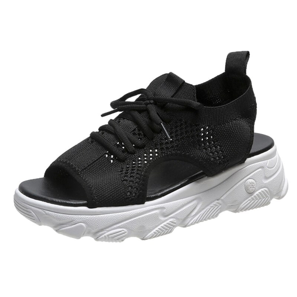 Bequeme orthopädische Sandalen - bei Polyneuropathie in den Füßen & Hallux Valgus, schwarz 3
