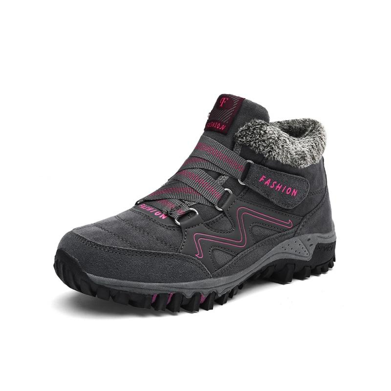 Winterschuh mit Innenfutter - grau