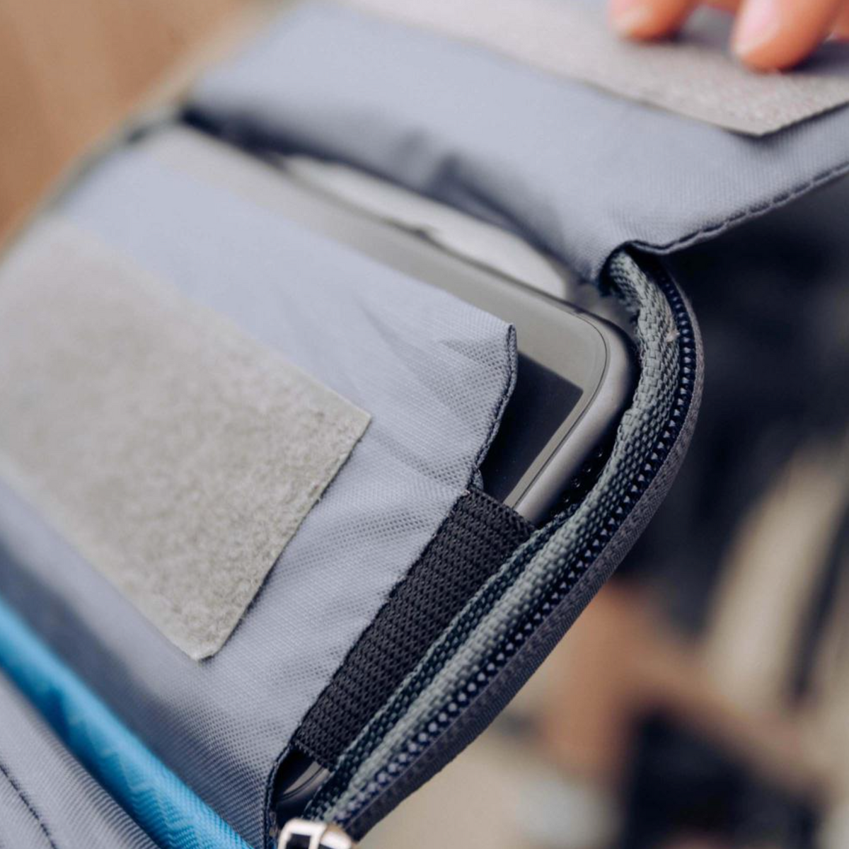 Fahrradtasche mit Touchscreen - Testsieger_hellblau_5
