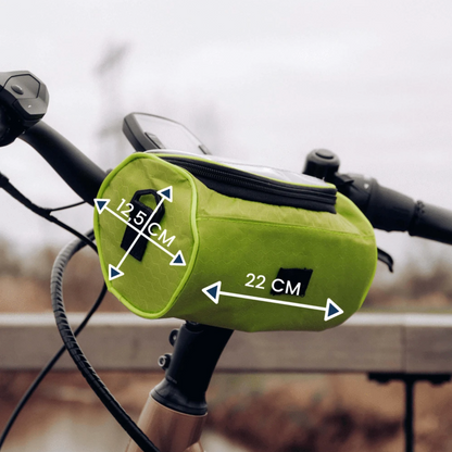 Fahrradtasche mit Touchscreen - Testsieger_grün_3