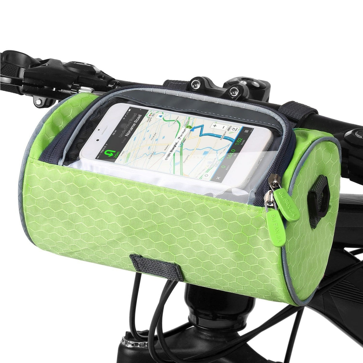 Fahrradtasche mit Touchscreen - Testsieger_grün_4