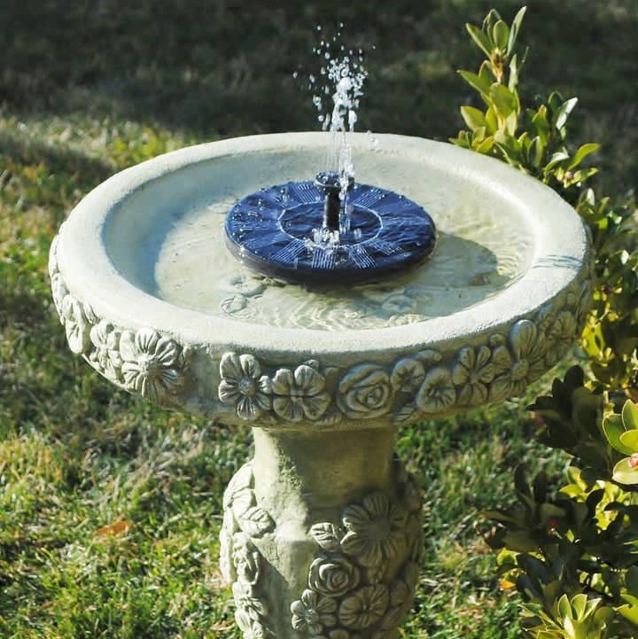 Solar Springbrunnen I  Vogel-Bad I Fontäne für den Garten