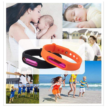 Mücken Abwehrband - Mückenschutz Armband  - Effektiver Schutz gegen Mücken - Unverzichtbares Zubehör für Camping und Wandern