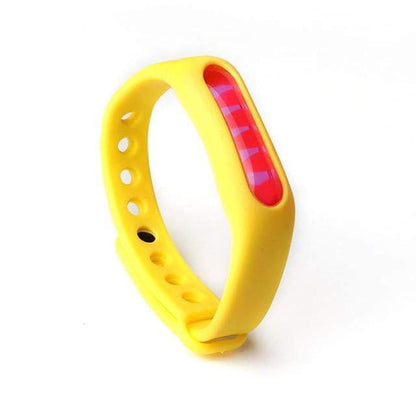 Mücken Abwehrband - Mückenschutz Armband  - Effektiver Schutz gegen Mücken - Unverzichtbares Zubehör für Camping und Wandern_gelb